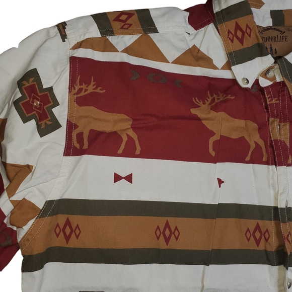 Outdoor Life Printed Button Down - Picture 3 of 16